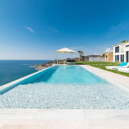 Villa Sabrina Riviera Dei Fiori A Picco Sul Mare Con Piscina Privata ,Wellness & Spa Империя Экстерьер фото