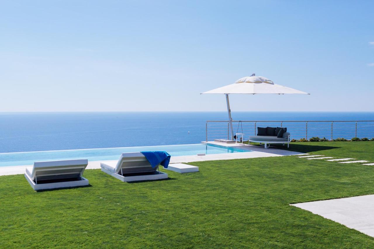 Villa Sabrina Riviera Dei Fiori A Picco Sul Mare Con Piscina Privata ,Wellness & Spa Империя Экстерьер фото