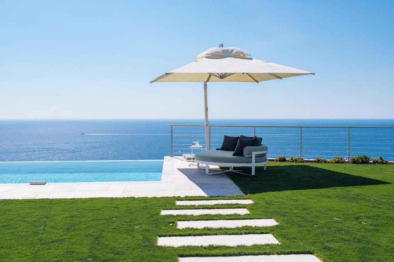 Villa Sabrina Riviera Dei Fiori A Picco Sul Mare Con Piscina Privata ,Wellness & Spa Империя Экстерьер фото