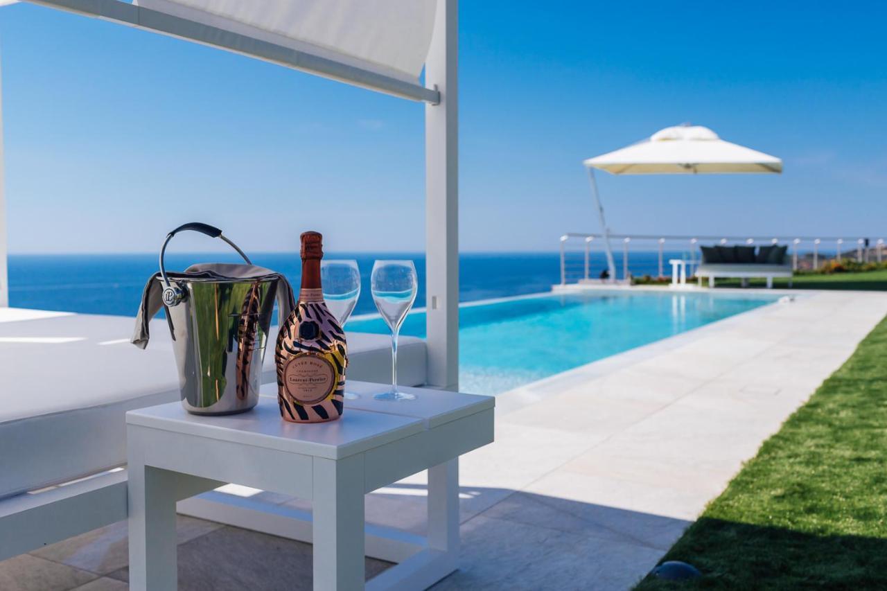 Villa Sabrina Riviera Dei Fiori A Picco Sul Mare Con Piscina Privata ,Wellness & Spa Империя Экстерьер фото